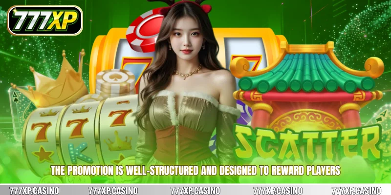 The promotion is well-structured and designed to reward players